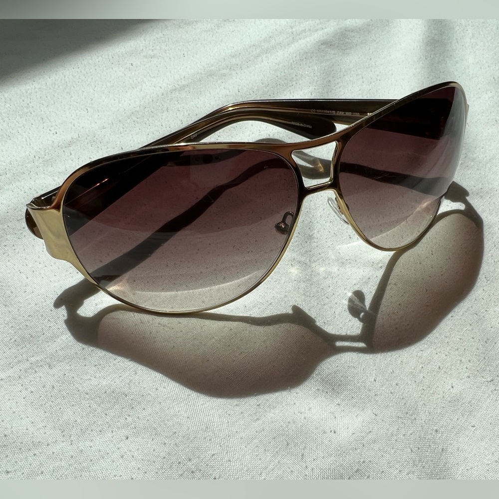 Marc by Marc Jacobs Aviator Gold Frame Sunglasses